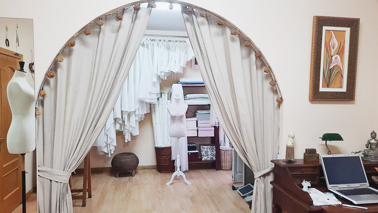 Atelier vestidos de novia a medida en Madrid